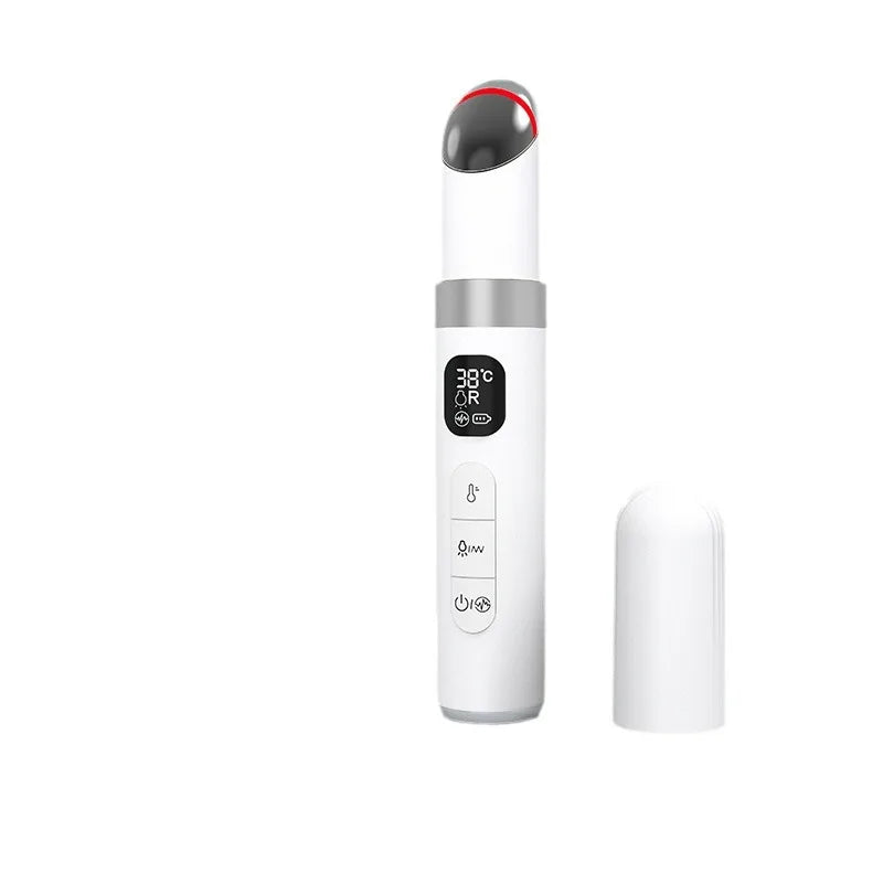 3-piece Set EMS Electric Microcurrent Skin Lifting Reduce Eye Wrinkles Remove Dark Circles Hot Vibration Beauty Device