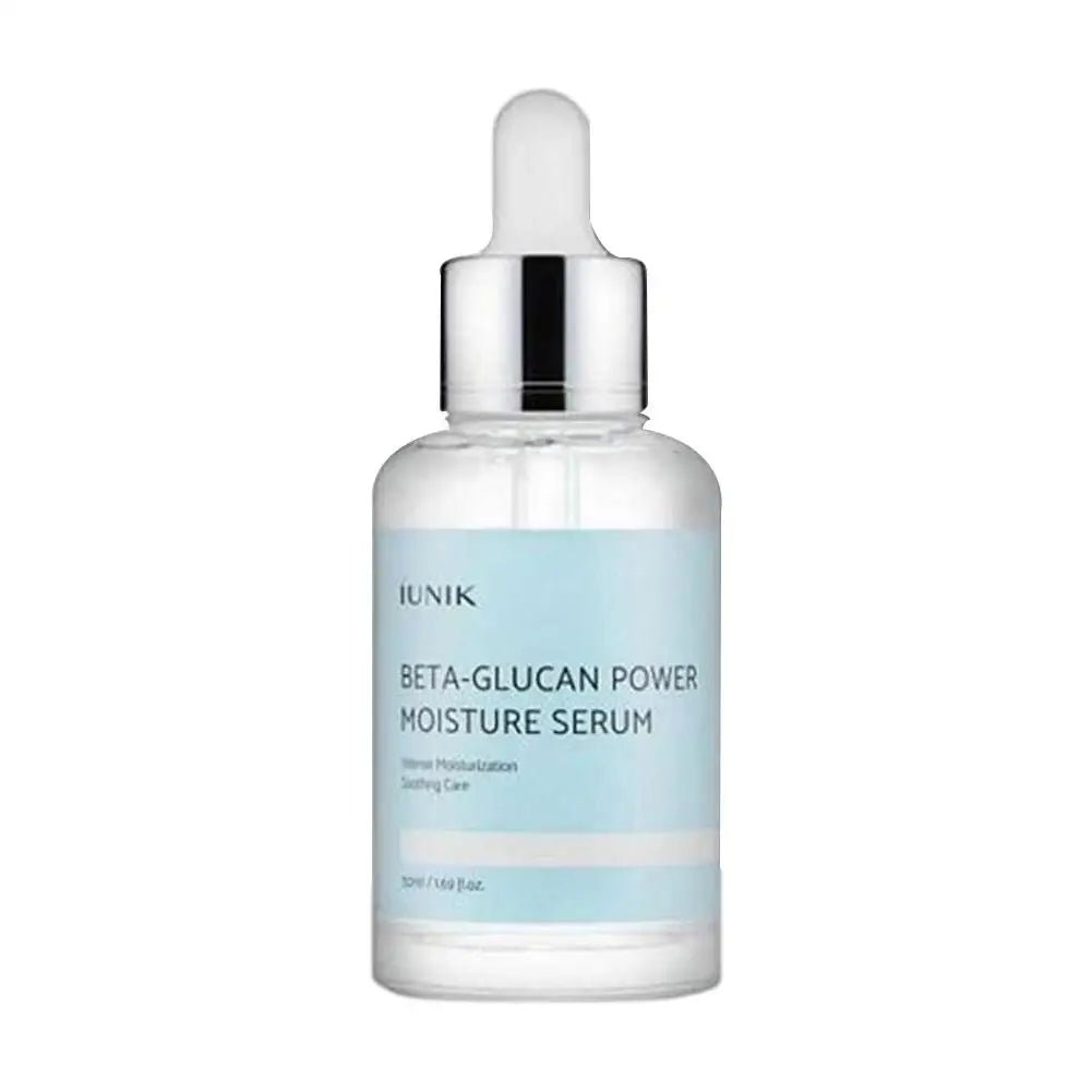 iUNIK Beta-Glucan Power Moisture Serum Blue No Niacinamide Safe Serum For All Skin Types 50ml Original Korea Brightening Essence