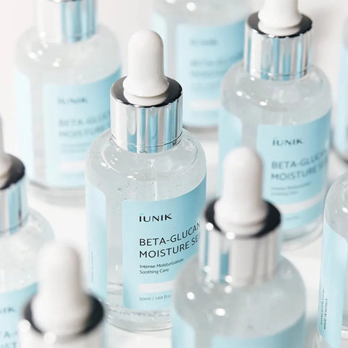 iUNIK Beta-Glucan Power Moisture Serum Blue No Niacinamide Safe Serum For All Skin Types 50ml Original Korea Brightening Essence